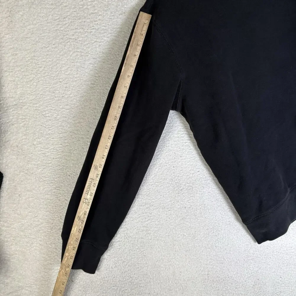 Vintage Ralph Lauren Polo Jeans Sweatshirt Mens XL Black RL Flag Crewneck